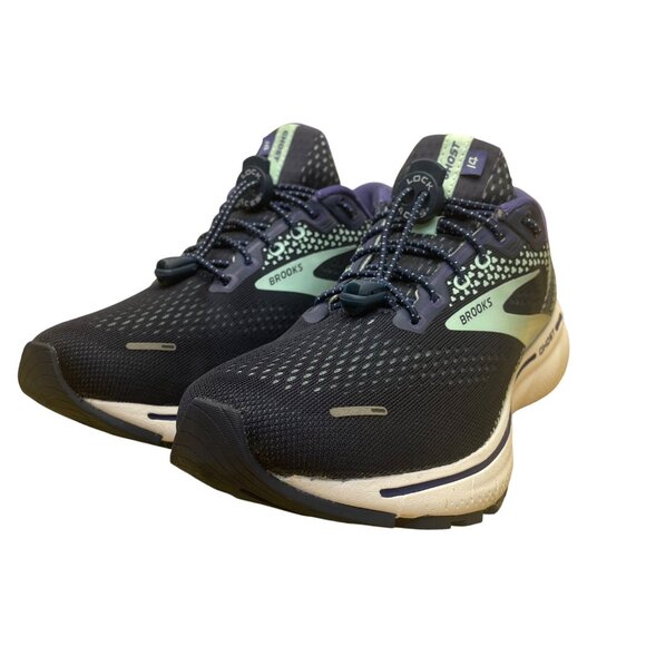 Brooks Women’s Blue/Purple Mesh Cushioned Dna Loft Ghost 14 Running Shoes Sz 8M - Picture 3 of 9